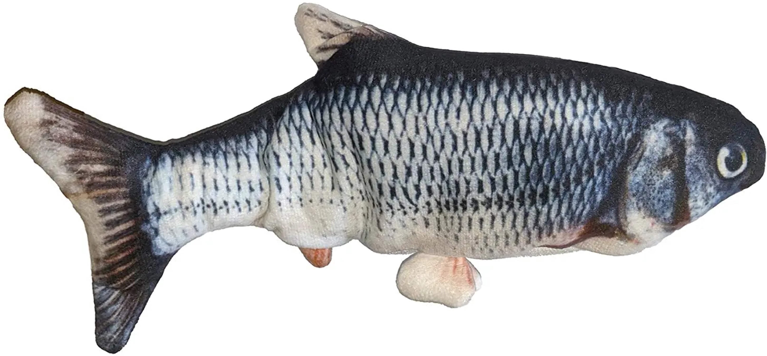 Ethical Products 077469 11.5 in. Flipping Fish Interactive Cat Toy, Multi Color