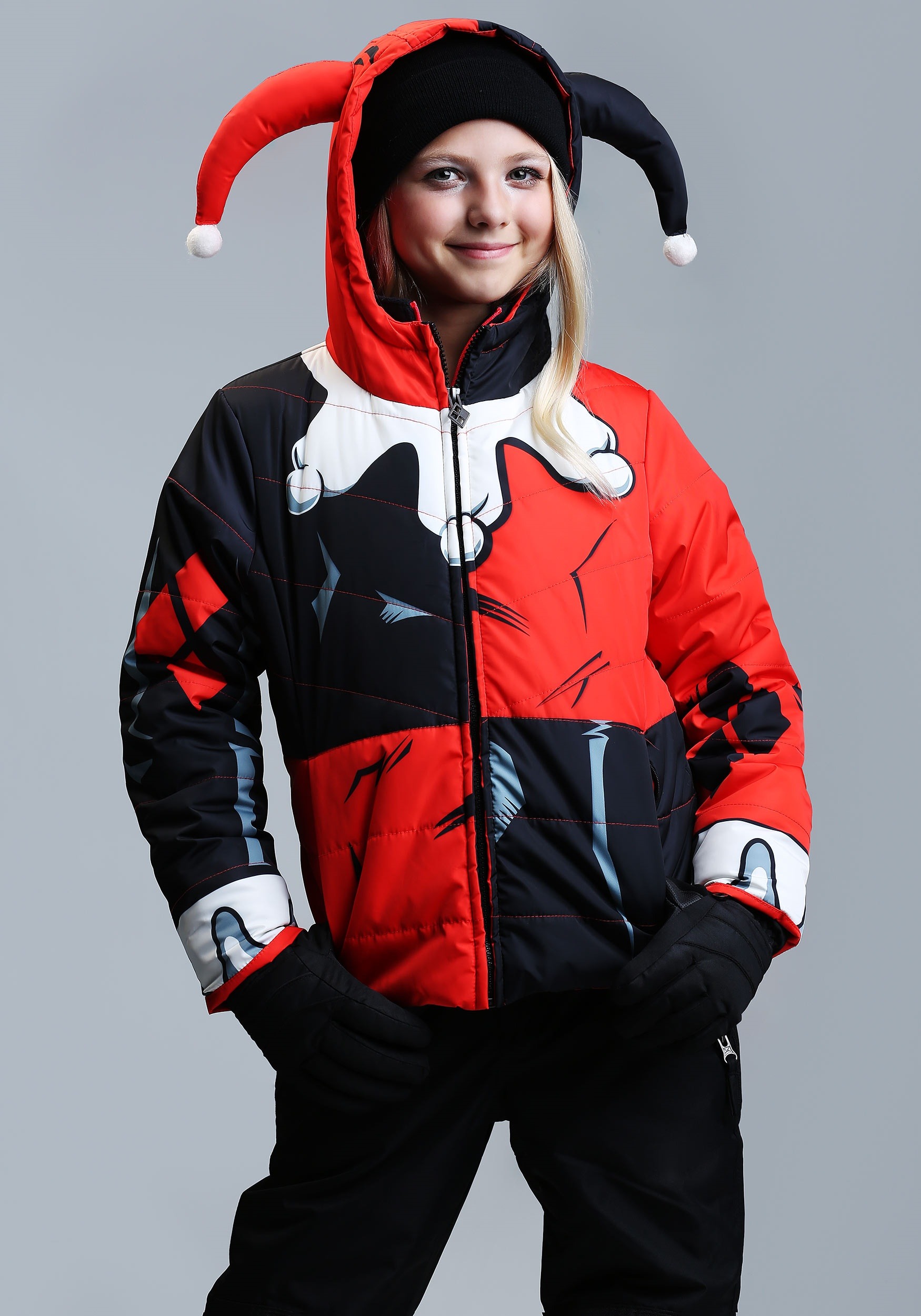 DC Comics Harley Quinn Girls Puffer 