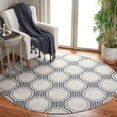 thumbnail image 2 of SAFAVIEH Odyssey Eadaoin Trellis Area Rug, Ivory/Grey, 6'7" x 6'7" Round, 2 of 8