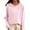 Pink, variant on GigrtiJin Women's Knitted Hoodies Solid Color Casual Long-Sleeved Hooded Sweater Comfy Casual Drawstring Pullover Top