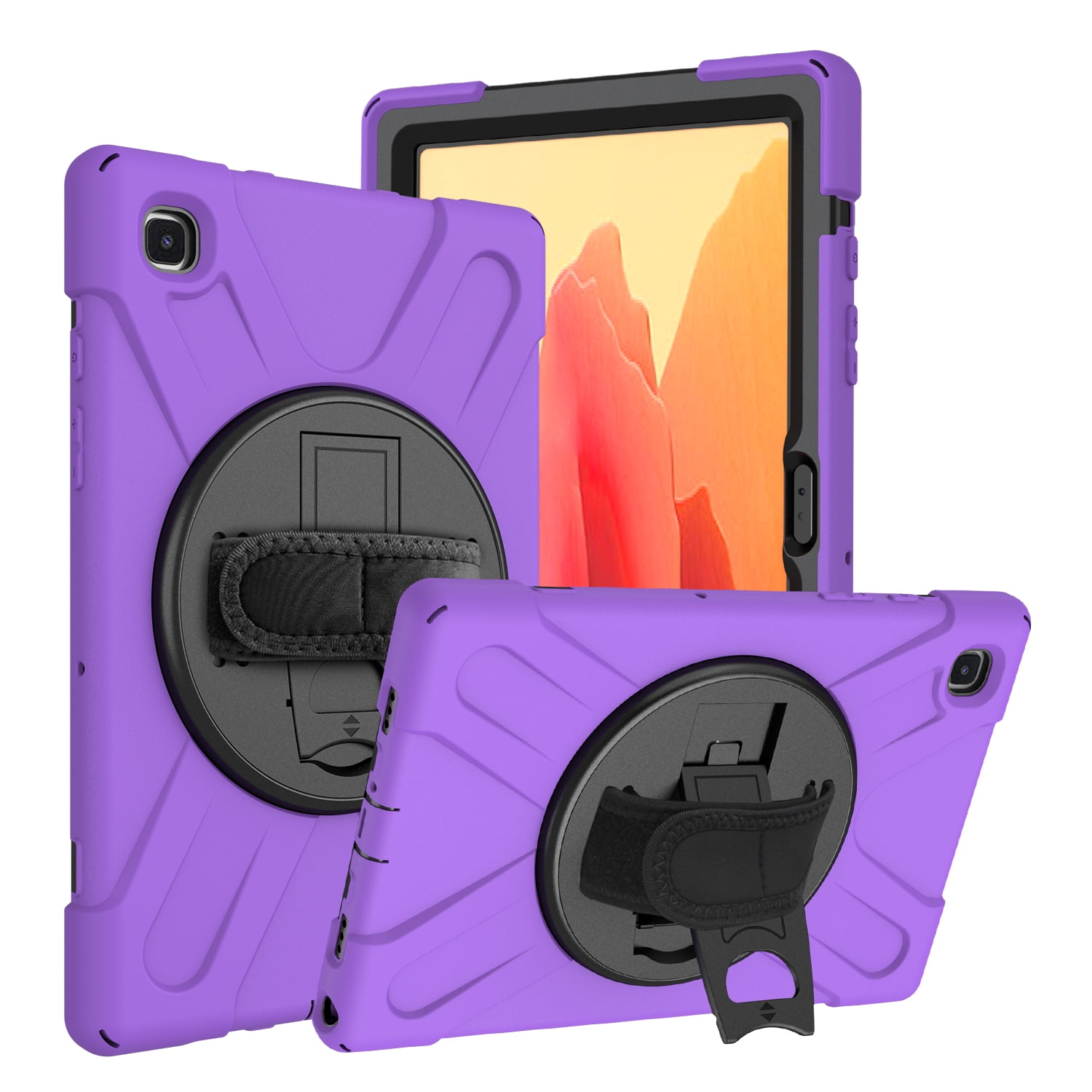 KIQ Galaxy Tab A7 10.4 Case, Heavy Duty Shockproof Protective Cover for
