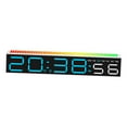 thumbnail image 3 of Reloj digital, regalos fáciles de leer, regalos multifuncionales, música electrónica de música LED gran pantalla para la sala de estar de mesa de Luz azul, 3 of 8