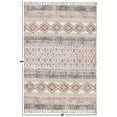 thumbnail image 2 of Casavani Hand Made Rug Dining Room Rugs Brown Carpets Garden Rug 4x6 Feet, 2 of 5