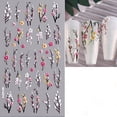 thumbnail image 5 of 5D Embossed Nail Art Stickers, 3D Floral Self-Adhesive Nail Decals, DIY Spring Nail Decoration for Women, 5 of 7