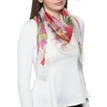 thumbnail image 1 of Giani Bernini Foulard Carrée Tropicale Signature pour Femmes, Blanche, 1 of 1