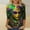 T Shirts-Multicolor, variant on Mardi Gras Shirts for Women Masked Graphic 3/4 Sleeve 2026 Carnival Top Loose Casual Crew Neck Funny Tee Shirts Raved Outfits Mardi Gras Outfit