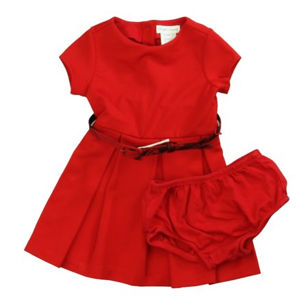 

Pre-owned Ralph Lauren Girls Red Dress size: 9 Months