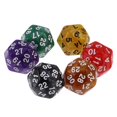 thumbnail image 4 of Dados Digitales Acrílicos de 12 Piezas, Troquel Poliédrico D30 D24 para Mazmorras Y, 4 of 9