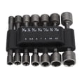 thumbnail image 2 of Hex Puissance Socket14Pcs Écrous Pilote Foret Hexagonale Écrous de Prise Ensemble d'Efficacité Optimale, 2 of 5