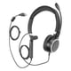 thumbnail image 2 of Auriculares USB de negocios ENC con cancelación de ruido, soporte para un solo oído, altavoz, ajuste de volumen, auriculares silenciosos con cable y micrófono, 2 of 8