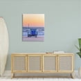 thumbnail image 2 of Stupell Industries Tranquil Orange Sunset Beach Hut Ocean Shore Photograph Gallery Wrapped Canvas Print Wall Art, Design by Jeff Poe, 2 of 7