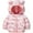 Pink unicorn, variant on ATAIKU 1-6T Unicorn Winter Coats Puffer Padded Jacket for Toddler Girls Kids Light Outwear Cute Bear Ears with Hoods