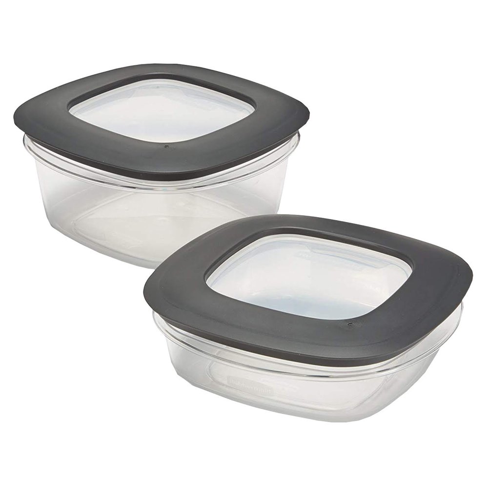 Rubbermaid Premier Food Storage Container 3/5 Cup Grey