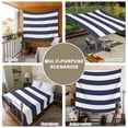 thumbnail image 6 of Blue Stripes Large Tapestry for Bedroom Wall Hanging Tapestry, Simple Blue White Texture Ceiling Backdrop Tapestries Poster Blanket Wall Decor for Teens Room Living Room Dorm 86" x 104", 6 of 8