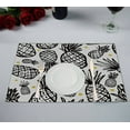 thumbnail image 1 of EREHome Vintage pineapple Placemat Table Mat Cup Mat 12x18 inch,Set of 2, 1 of 2