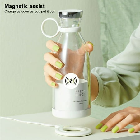 

Twowood 350ML Fruit Juicer Handheld Easy to Operate Plastic All Match Wireless Charging Juicer Bottle for Home