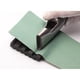 thumbnail image 5 of Herramientas de corte biseladoras de bordes de papel de lija de material acero de 2 piezas para afilar bordes de artesanía de material cuero herramienta de corte, 5 of 9