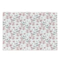 thumbnail image 1 of Watercolor Cutting Board, Vintage Japanese Garden Flourishing Sakura Cherry Branches, Decorative Tempered Glass Cutting and Serving Board, Large Size, Reseda Green Pale Pink, by Ambesonne, 1 of 1