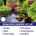 thumbnail image 5 of Garden Pond Vacuum Cleaner,cleansweep with 14ft intake suction hose, 4 Extension Tubes, 3 Vacuum Nozzles, a 6.5 Foot Output Hose, and a Debris Collection Bag, 5 of 9