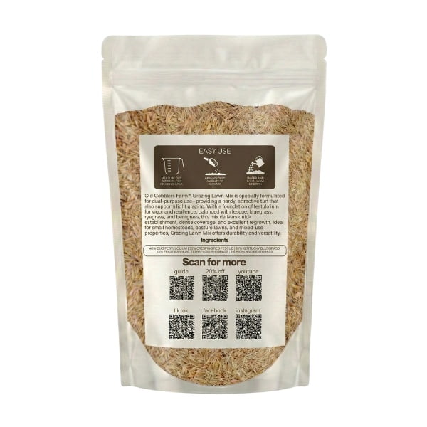 Old Cobblers Farm™ Wicked Tuff Turf Grazing Lawn Mix	Horse Lawn (5 lbs | 10 lbs | 15 lbs | 20 lbs) (15lbs)