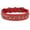 Red, variant on Didog Luxury Genuine Leather Dog Collars with Luxury Chain Studded Adjustable for Medium and Large Breeds Red Black