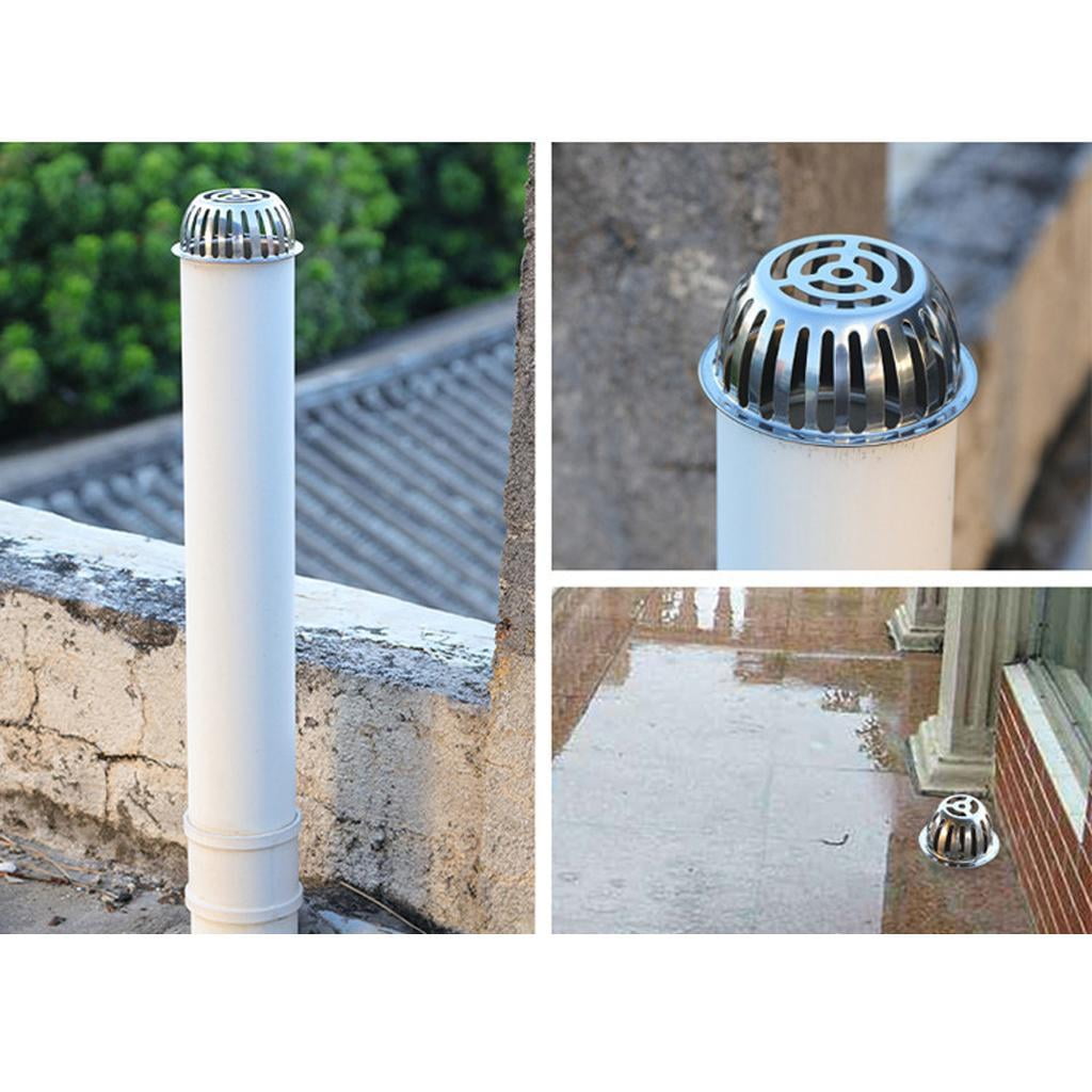 98mm Silver 150mm PVC Floor Drainage Pipe perfk Outdoor Drainage Pipe Balcony Roof Drainage Floor Garden Floor Drainage 65mm 98mm 100mm