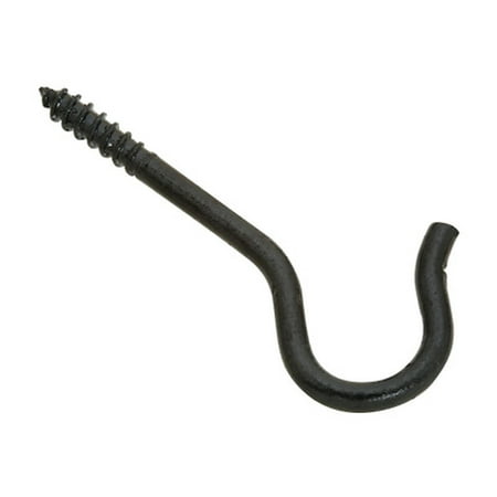 

National Hardware DLEA-1027 National Hardware N274-944 Ceiling Hooks 2-1/2 Inch Black 3 Pack