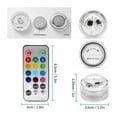 thumbnail image 3 of LED Floating Pool Lights, RGB Submersible Light, IP68 Waterproof Remote Controlled Underwater Lamp, Pool Accessories ,Easy to Install, 3 of 7