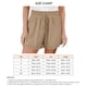 thumbnail image 5 of Pantalones cortos con cordón, pantalones cortos de pierna ancha para mujer, pantalones cortos de pierna ancha, pantalones cortos de cintura alta, durabilidad mejorada, 5 of 5