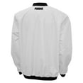 thumbnail image 3 of Men's Franchise Club White Purdue Boilermakers Windshell Big Logo V-Neck Pullover Jacket, 3 of 3