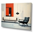 thumbnail image 2 of Designart "Mid Century Sleek horizon II" Mid-century Canvas Wall Art, 2 of 5
