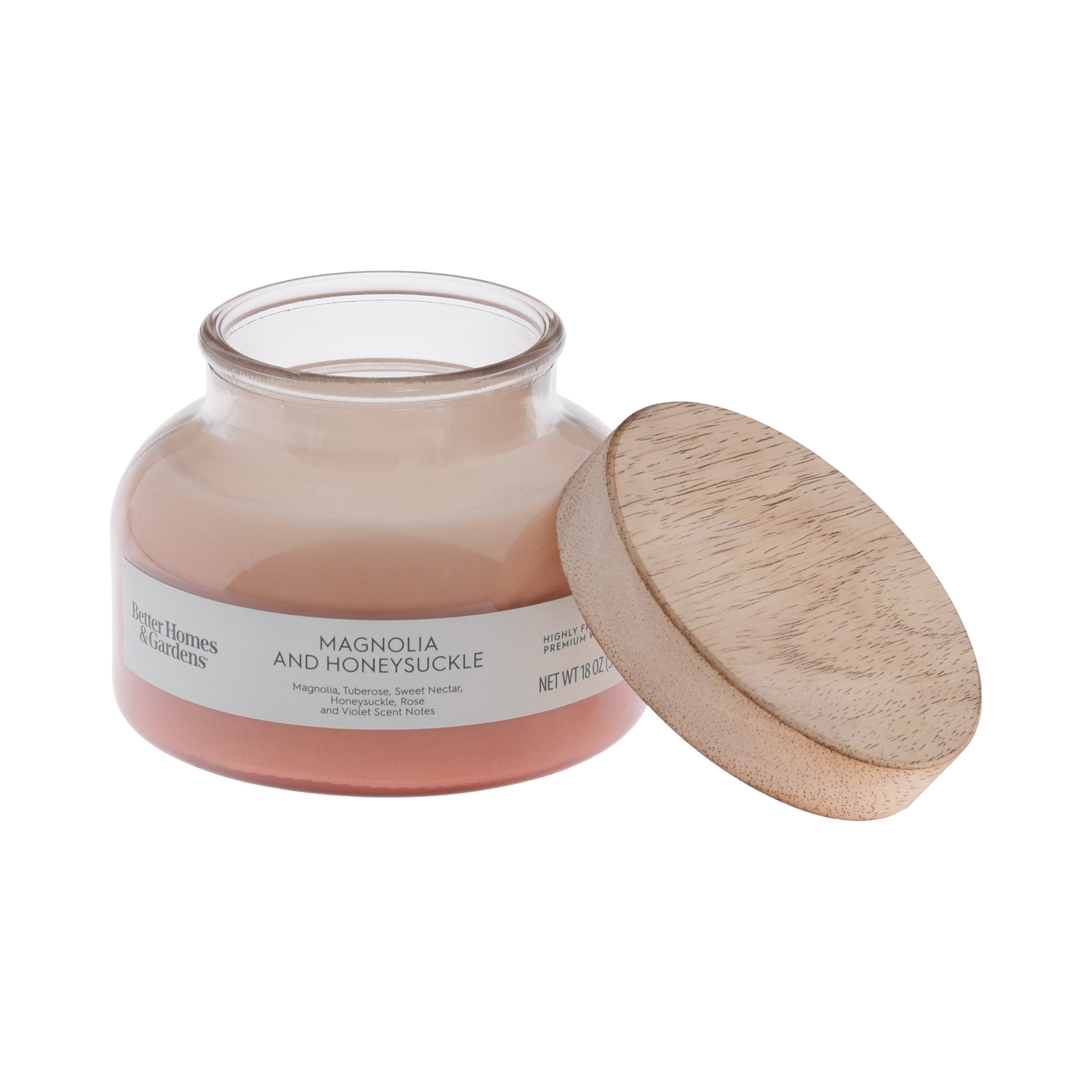 Better Homes & Gardens Magnolia and Honeysuckle Scented 18oz Ombre