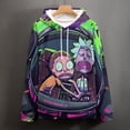 thumbnail image 4 of Rick And Morty Unisex Adult Hoodie Casual Hooded Sweatshirt Pullover Novelty 3D Printed Sweater Jacket S, 4 of 8
