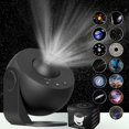 thumbnail image 2 of BNNG 12 in 1 Planetarium Galaxy Projector - Star Projector for Bedroom - 360° Rotating Nebula Projector Lamp,Timed Starry Voyager Night Light Projector for Kids,Home Theater,Ceiling,Room Decoration, 2 of 9