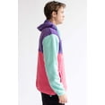 thumbnail image 4 of Ragstock Cotton Candy Color Blocked Polar Fleece Hoodie, 4 of 4