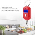 thumbnail image 2 of HURRISE Portable Mini 25kg/5g Electronic Scale Digital Pocket Key Chain Weight Hook, Portable Electronic Scale, 25kg/5g Electronic Scale, 2 of 10