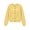Yellow, variant on Mooqilaa Girls Cardigan Sweater, Long Sleeve Ribbed Knit Casual Button Front Fall Winter Cardigans Size 7-8 Years Khaki