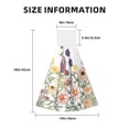 thumbnail image 3 of Sikiie Autumn Garden Hand Towel with Loop Hanging Towel Absorbent Tie Towels for Kitchen Tea Bar Bathroom Decor, 3 of 7