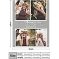 thumbnail image 5 of Custom Memorial Blanket for Loss of Loved One - A Letter from Heanven Sympathy Blanket Loss of Dad Mom Husband Wife Friend in Loving Memory Blanket Personalized Blankets, 5 of 5
