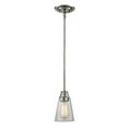 thumbnail image 2 of Z-Lite 428MP-BN 1 Light Mini Pendant, Brushed Nickel, 2 of 3