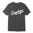 thumbnail image 1 of T-shirt à Manches Courtes pour Homme, Coupe Ample, Col Rond, Imprimé de Lettres, Décontracté et Populaire, 1 of 4