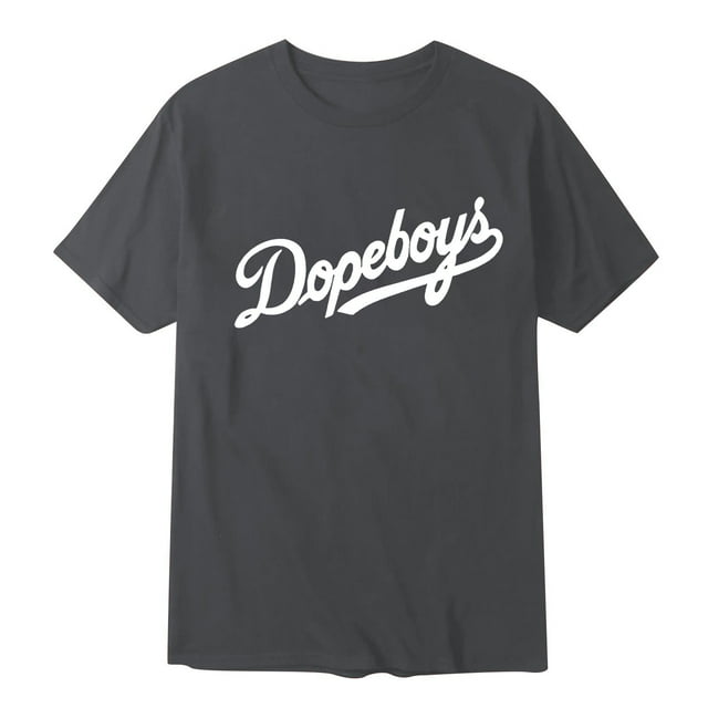 Men's Letter Printing Popular Casual Loose Round Neck Short Sleeved T Shirt