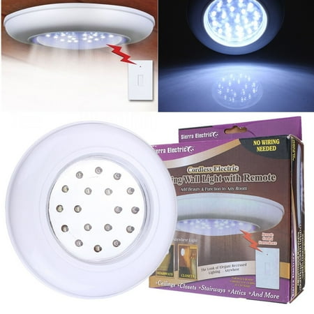 New Wireless Ceiling Wall Light With Remote Control Switch New Wireless Ceiling Wall Light With Remote Control Switch Battery Operate