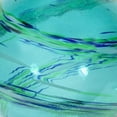 thumbnail image 4 of Echo Valley Blue Ocean Mist 10 inch Hand Blown Glass Outdoor Garden Gazing Ball, 4 of 5