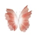 thumbnail image 5 of Decoración de mariposa de hilo artificial, manualidades para colgar en la pared con mariposas 3D, para interiores Naranja Rojo, 5 of 9