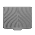 thumbnail image 5 of YWIYIUD 1PC Kitchen Plastic Dish Drainer Board, Large Draining Tray with Side Drop, Water Drain Board Drying Plate Dish Strainer Mat with NonSlip Base for Bowl Cup Kitchenware 15.7x13inch, 5 of 6