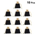 thumbnail image 4 of EeaseMX 10 bolsas con cordón para guardar joyas, organizador de tela, bolsas de regalo pequeñas (negras), 4 of 7