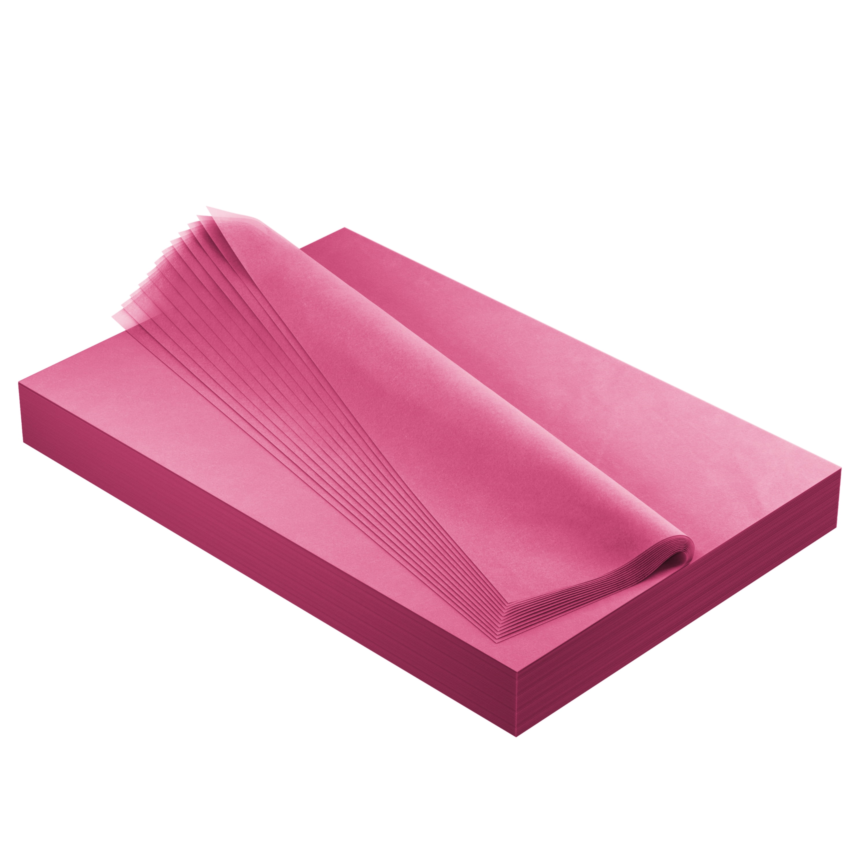 Crown Display 120 Count Tissue Paper for Gift and Crafts 15" x 20" - Hot Pink