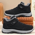 thumbnail image 2 of Botas de nieve para hombre, zapatos de algodón cálidos de terciopelo para invierno, zapatos informales cómodos a prueba de viento para mujer, botas de senderismo antideslizantes Unisex, 2 of 5