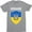 Athletic Heather, variant on Ukrainian National Trident Ukraine Heritage National Day Mens T-Shirt